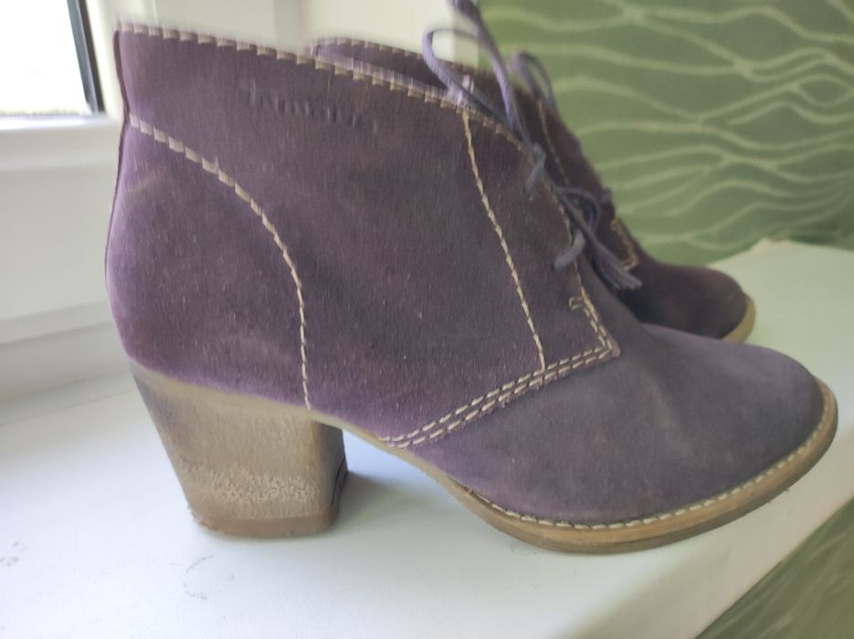 Ботиночки из натуральной замши немецкое качество