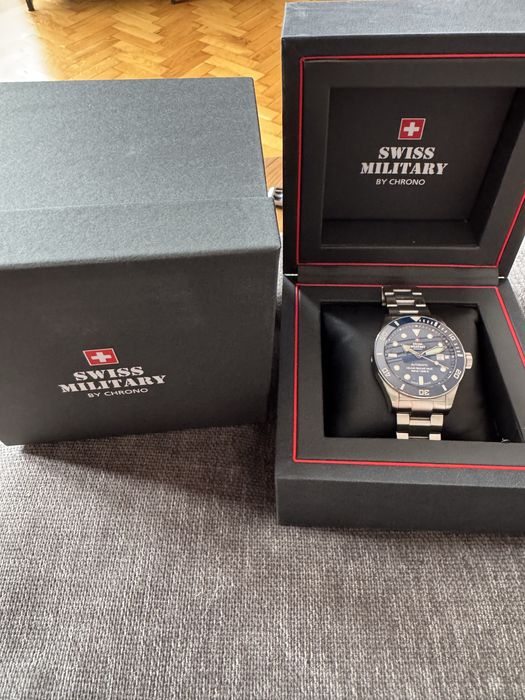 Swiss Military by Chrono Automatic Diver 500m SWISS MADE SMA34075
