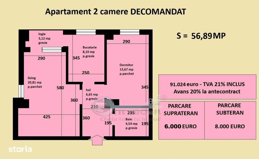 Apartament decomandat Cug Valea Adanca, bloc nou, cartier rezidential