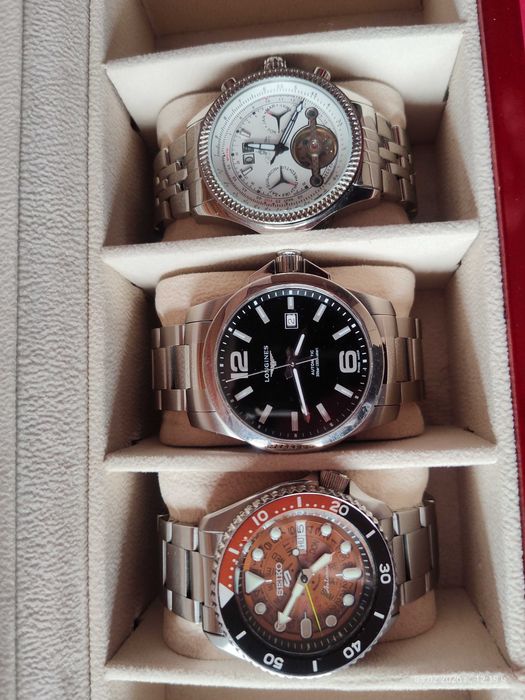 Лот часовници Longiness, Seiko 5, Richtenburg