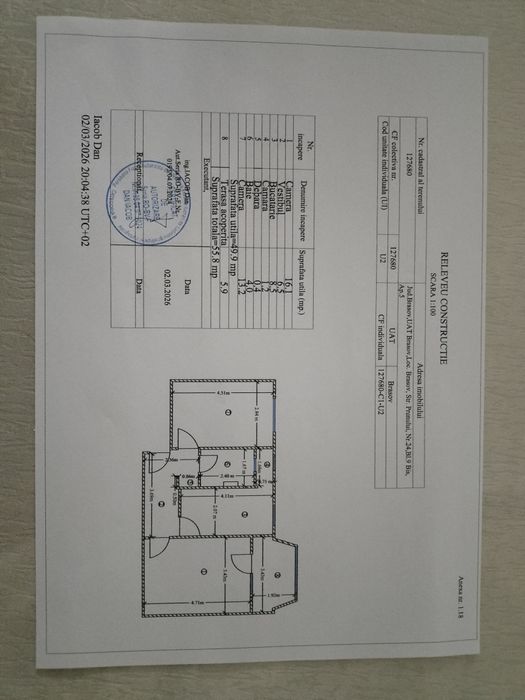 Apartament 2 camere Noua