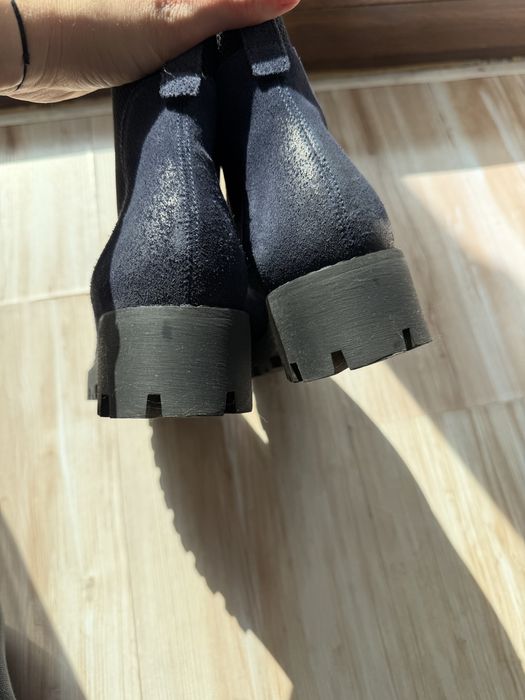 Ghete musette bleumarin