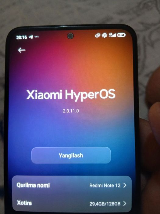 Redmi Not 12 kafolat lan gan