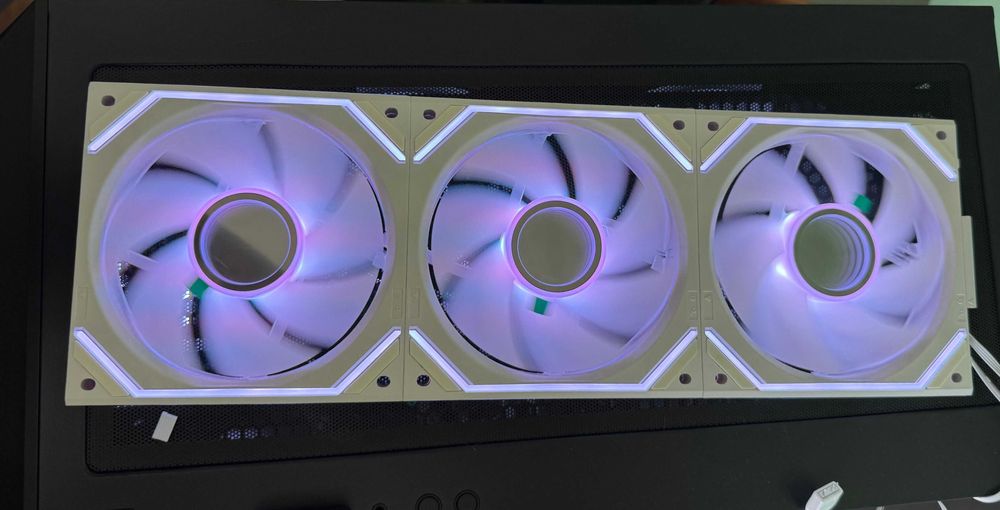 Ventilator PC TZMRIT Interstellar-V2 Uni Fan White - 3 pack