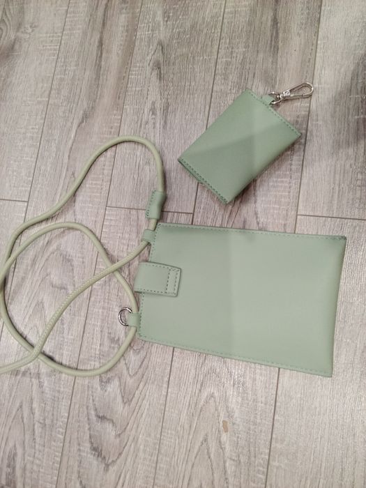 Сумка зелёная для детей.