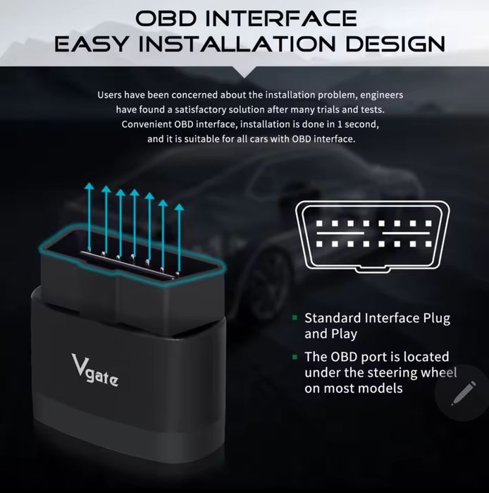 Vgate iCar Pro 2S - Професионална OBD2 Диагностика (iOS, Android, PC)