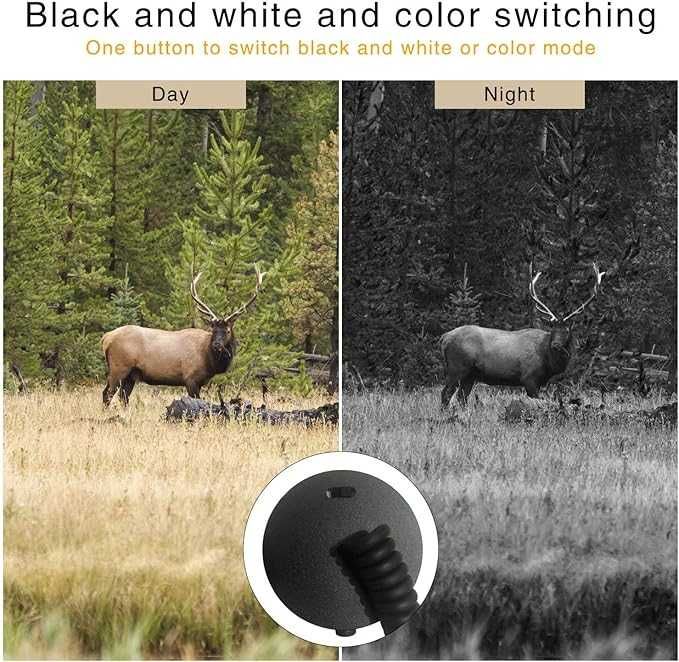 Монокуляр за нощно виждане с HD камера и 5 инчов преносим дисплей