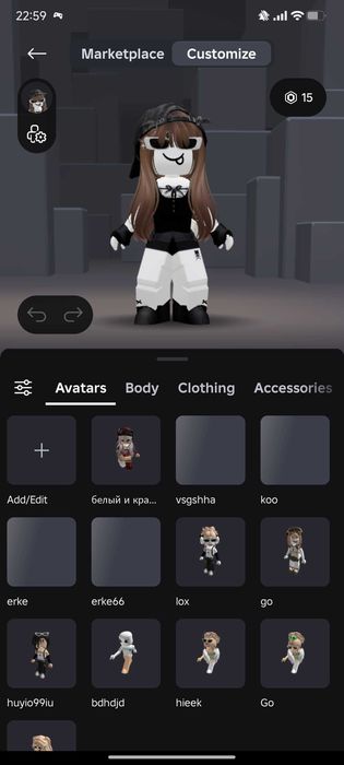 Продаю аккаунт в роблоксе