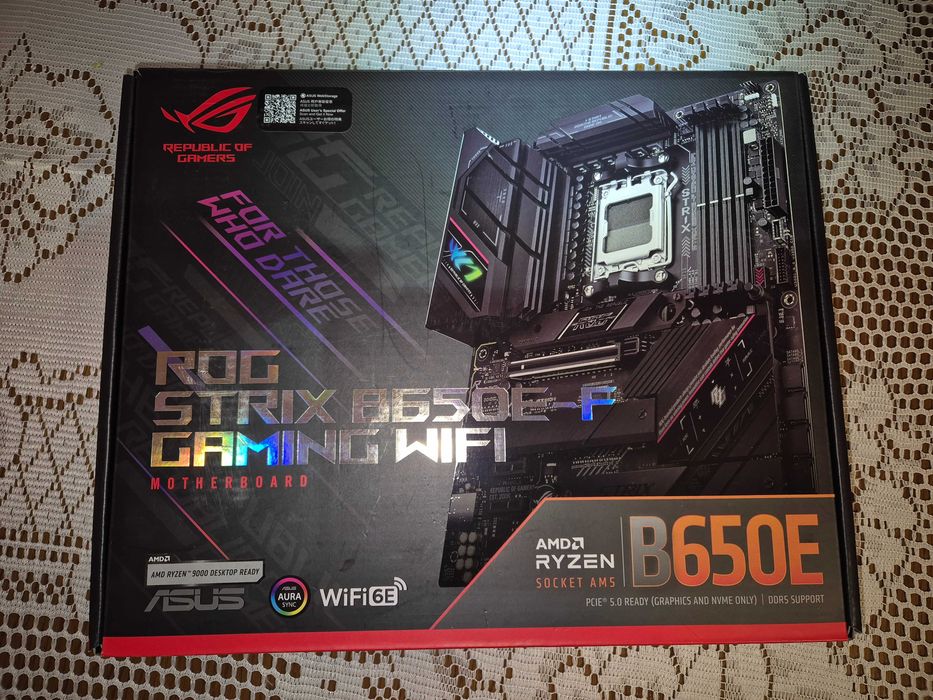 Placa de baza ASUS ROG STRIX B650E-F GAMING WIFI  Socket AM5