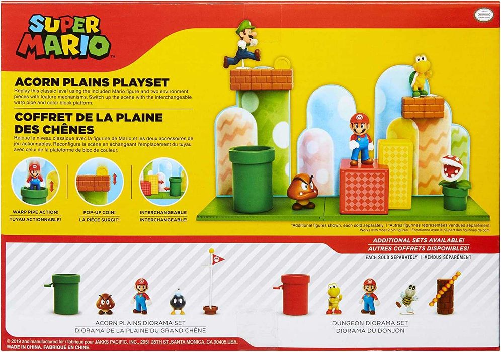 Nintendo Лицензиран Комплект с Фигура на Super Mario Супер Марио