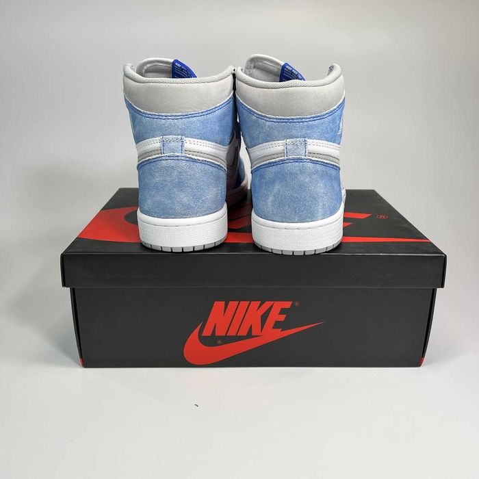 Adidasi Sport Nike Air Jordan 1 High Hyper Royal - Verificare Colet