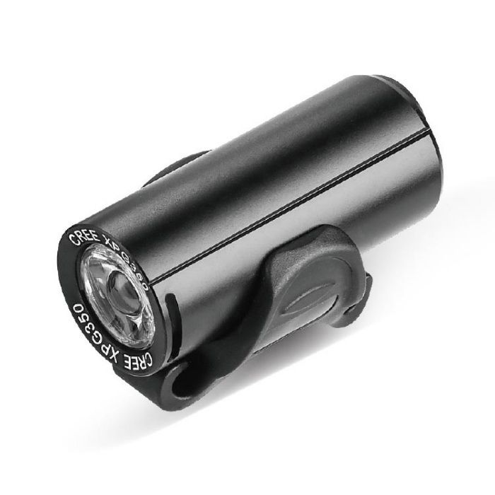 Акумулаторна LED светлина за велосипед колело, Фар, 350 Lum, Черна