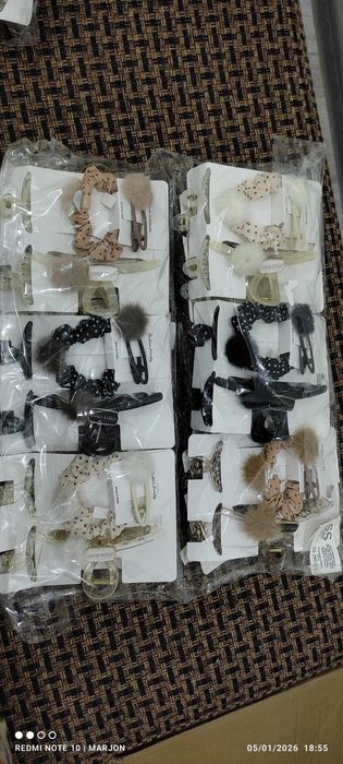 Zakolka 5 talik nabor  Optomga beriladi .Donaga yo'q