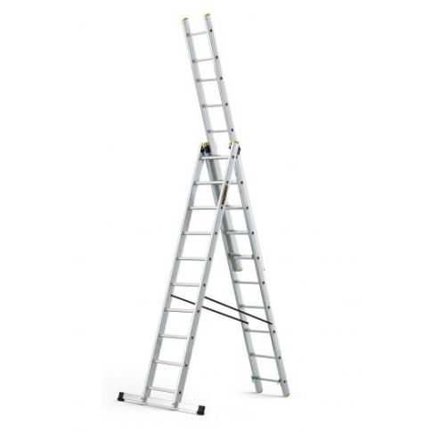 Трираменна алуминиева стълба 3х10 стъпала