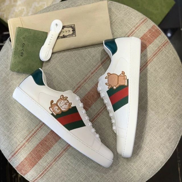 GG Ace Sneaker White