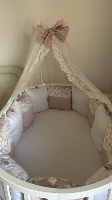 Манеж с тумбой пеленальным столиком