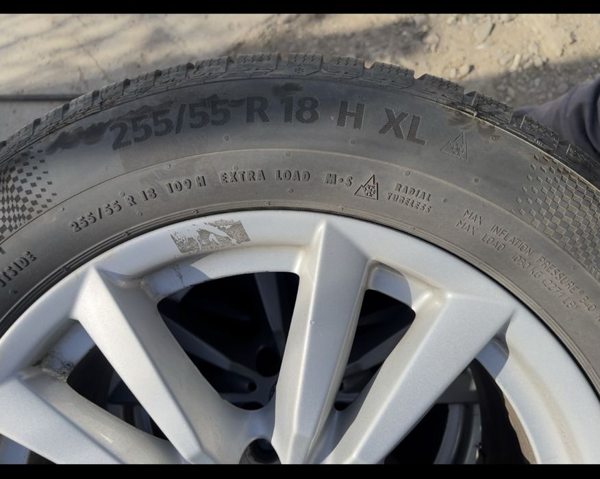 Vând roți-jante-cauciucuri BMW x5 -X3 - 255/55/R18