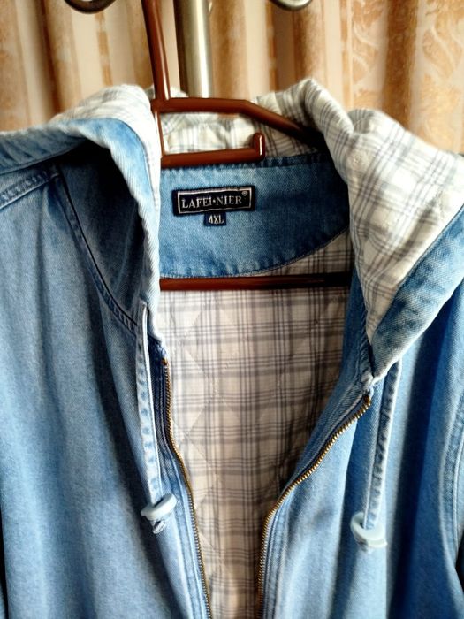 Женская джинсовая одежда, больших размеров