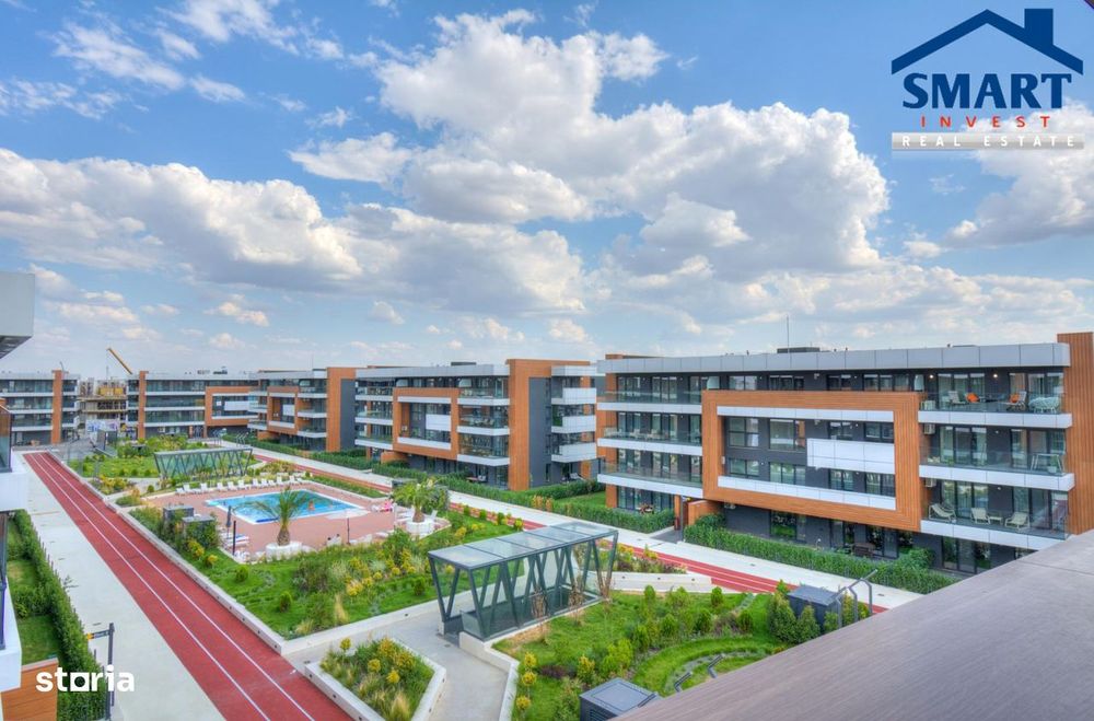 Apartament 2 camere Titan Astorium Garden piscina - terasa totul nou