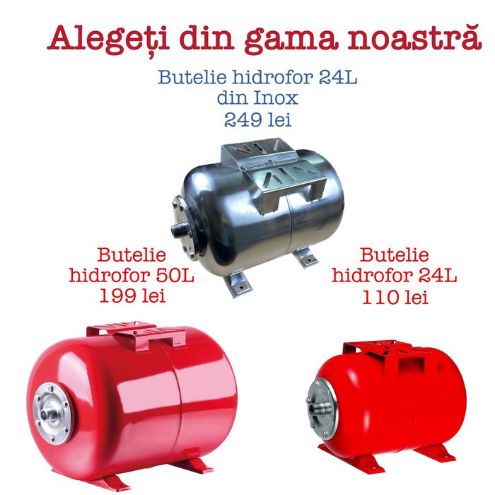 Hidrofor apa Veltav AutoSJ100, 24L, 1100W, 60 l/min, Ref. 50m