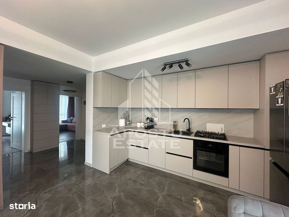 Apartament cu 3 camere, gradina proprie de 30 mp, zona Braytim - Giroc