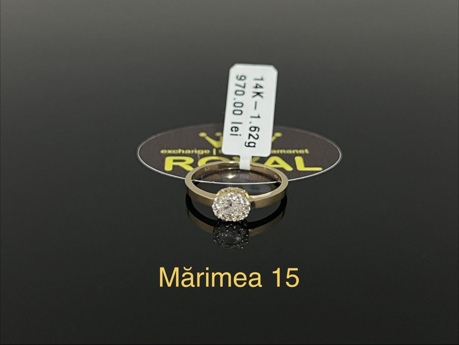 Bijuteria Royal CB : Inel dama aur nou 14k 1,62gr