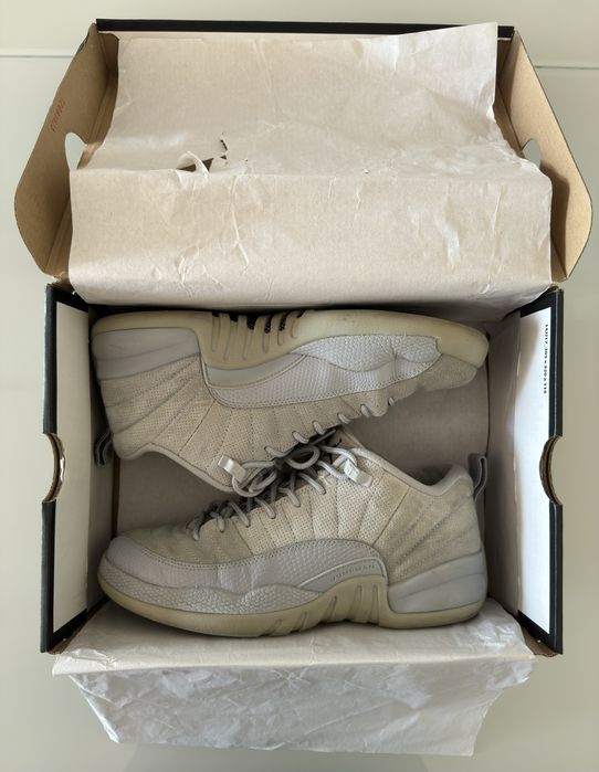 Adidași Air Jordan Retro 12 Low GS Wolf Grey