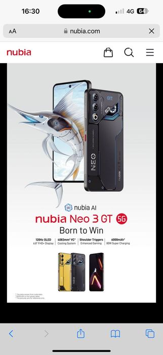 ZTE Nubia Neo 3 GT 5G