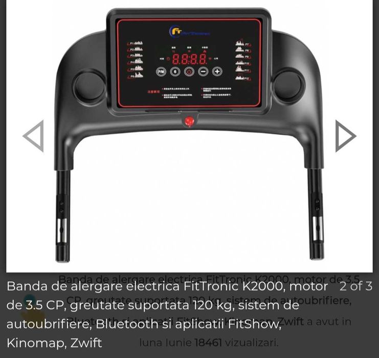 Bandă de alergat Fit Tronic 2000 Impecabilă