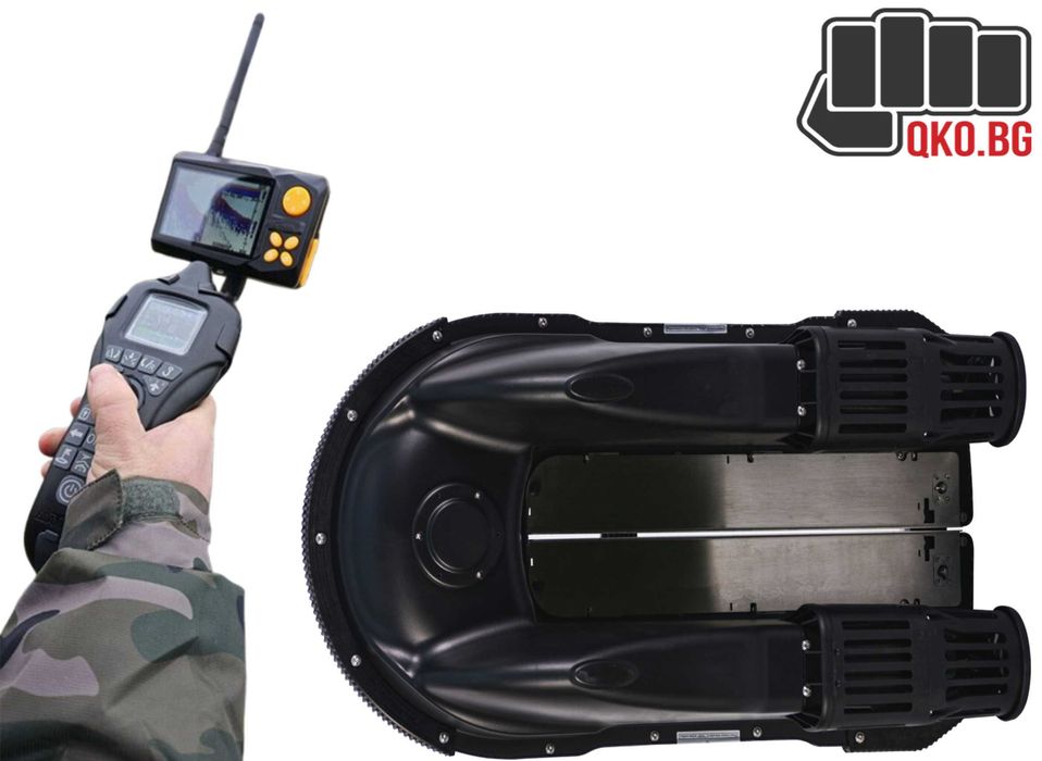 Лодка за захранка Boatman Vulcan с поставен Сонар и GPS