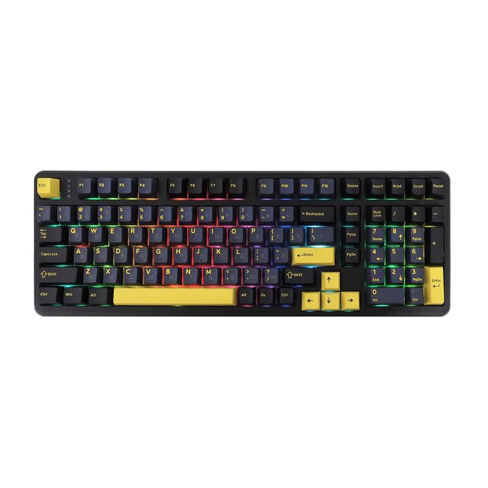 ; Клавиатура ATTACK SHARK X98 RU/ Stary Black/ Strawberry Switch