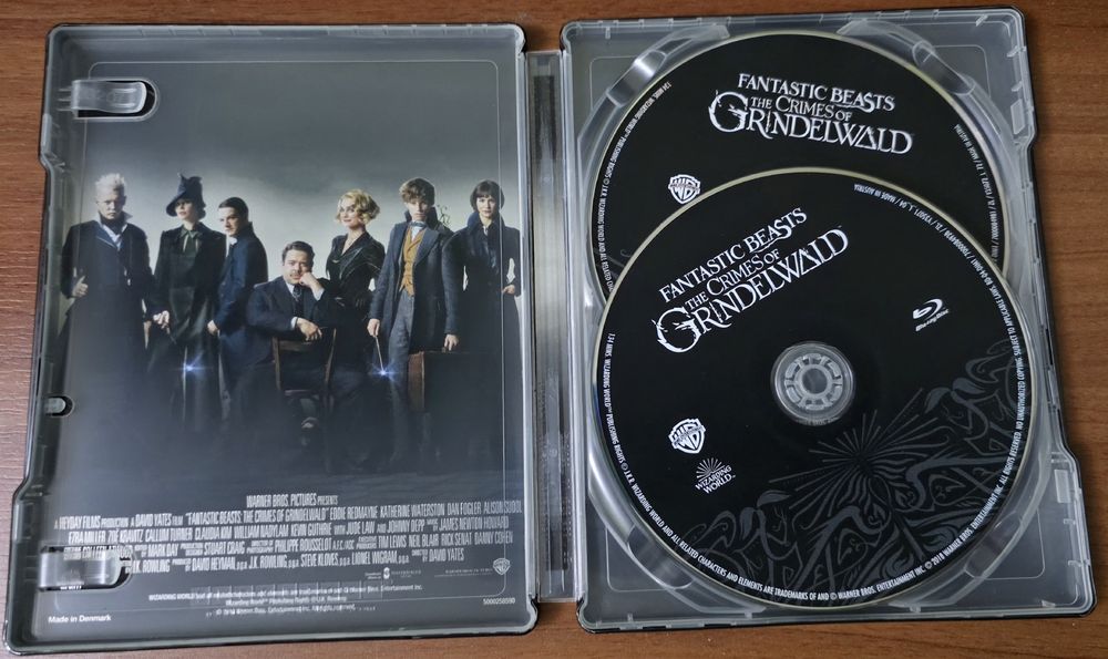 Vand trilogia steelbook Fantastic Beast bluray 3D+2D nou, nerulat