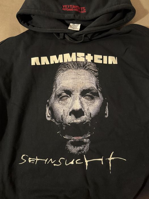 Hanorac Vetements FW18 x Rammstein "Sehnsucht"