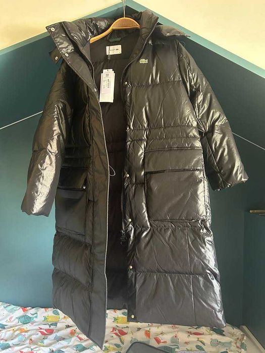 Феноменално 100% оригинално дълго пухено яке LACOSTE UNISEX