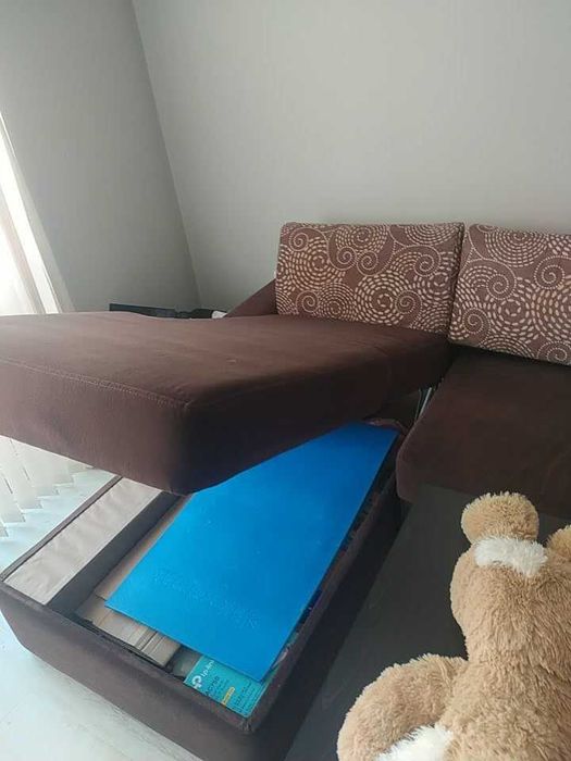 разтегателен ъглов диван