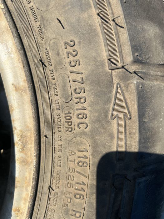Anvelopa cu janta 225 75 R16 C