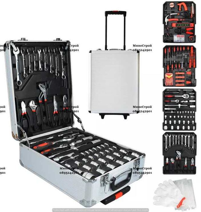 Куфар с инструменти Stahlmayer 499 части 2024 GERMANY