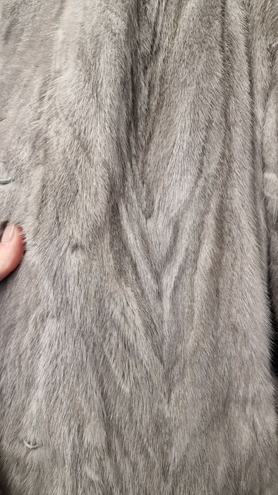 Haina de blana naturala nurca/vizon calitate luxury