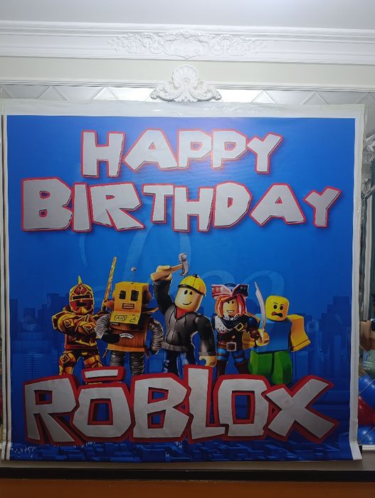 Banner Roblox Happy Birthday