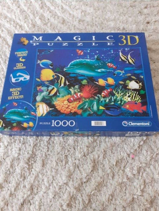 Puzzle 3d 1000 piese clementoni ca nou complet impecabil Ravensburger