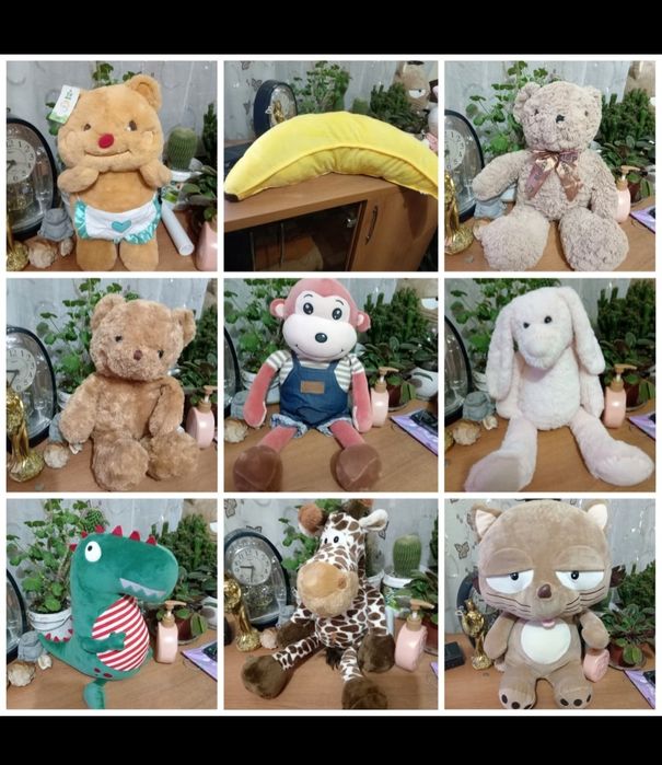 Продам мягкие игрушки.