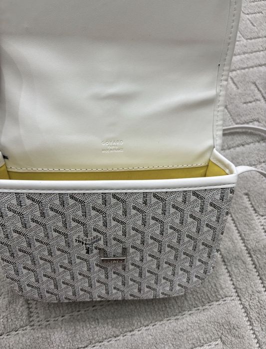 Goyard белая сумка