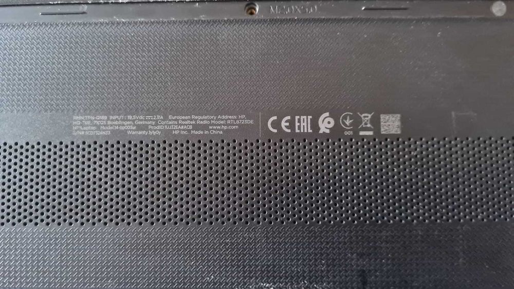 Ноутбук Модель: HP 14-dp005e