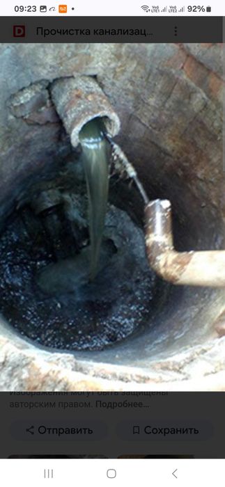 Прочистка, чистка канализации