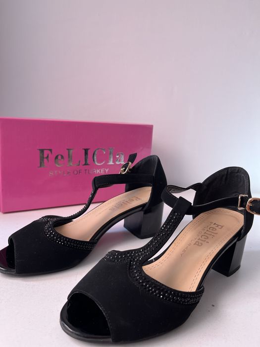 Босоножки на среднем каблуке | 37- размер