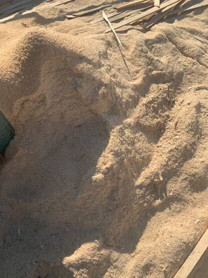 Опилки сухие чистые