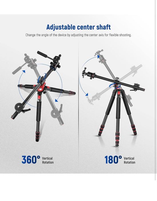 Трипод. двойни рамо. камера. Монопод. Видео. Фото. Статив