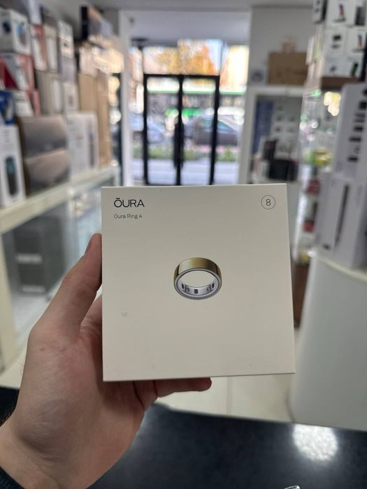 Умное кольцо Oura ring 4 Gold, Ceramic, Silver