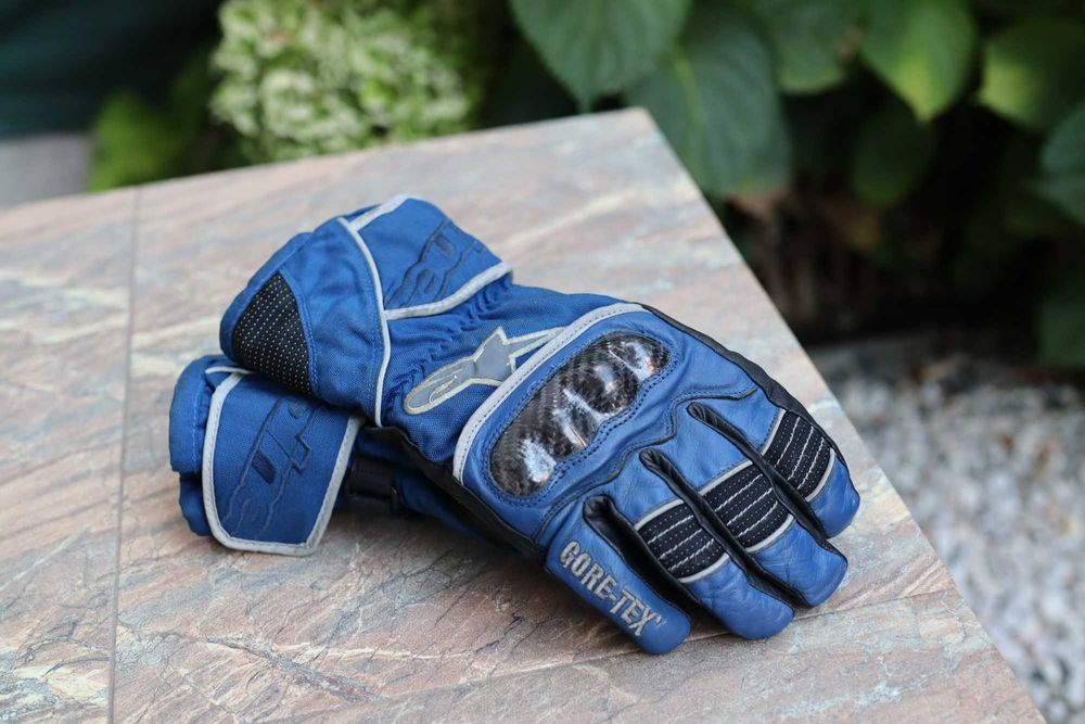 Ръкавици Gore-tex, Alpinestars, сини, размер L/10, екипировка за мотор