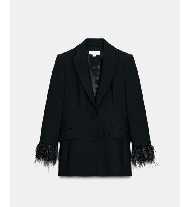 ZARA НОВО блейзър с пера